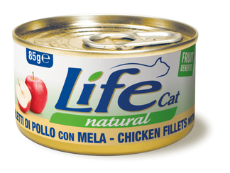 Life Natural gatto Filetti di Pollo con Mela 85 gr