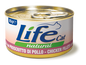 Life Natural gatto Filetti di Pollo con Prosciutto di Pollo 85 gr