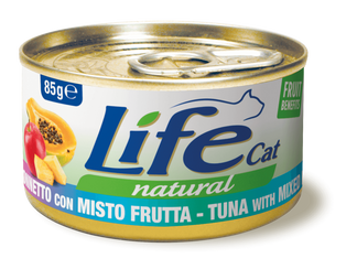 Life Natural gatto Tonnetto con Misto Frutta 85 gr