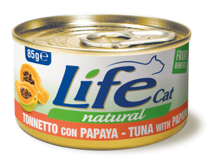 Life Natural gatto Tonnetto con Papaya
