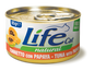 Life Natural gatto Tonnetto con Papaya