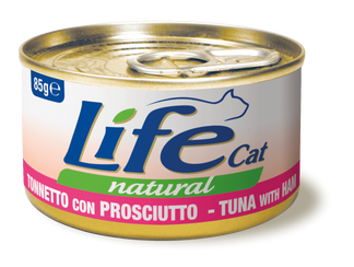 Life Natural gatto Tonnetto con prosciutto 85 gr