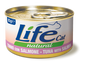 Life Natural gatto Tonno con Salmone 85 gr