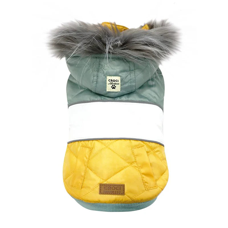 Giubbotto per cani impermeabile imbottito Trio Croci Tg 25 XS