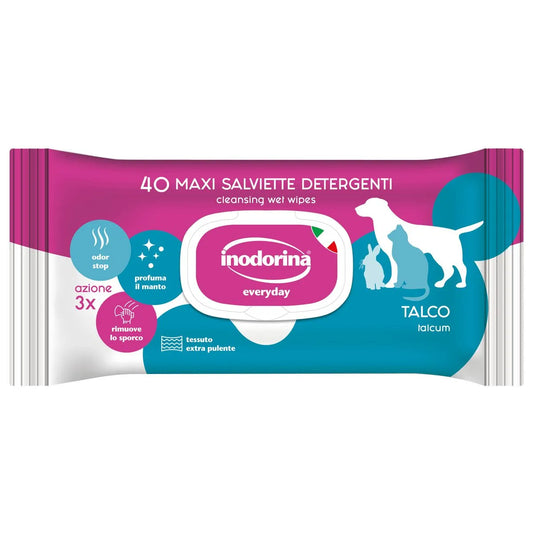 Salviette Detergenti Profumate Talco - 40 Pz