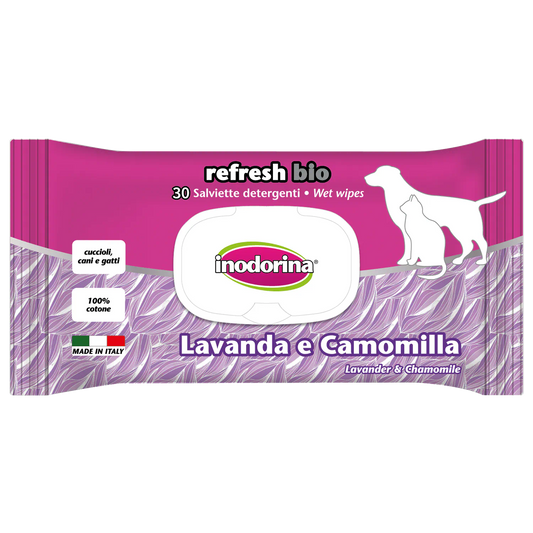 Salviette Detergenti Bio Lavanda e Camomilla - 30 Pz