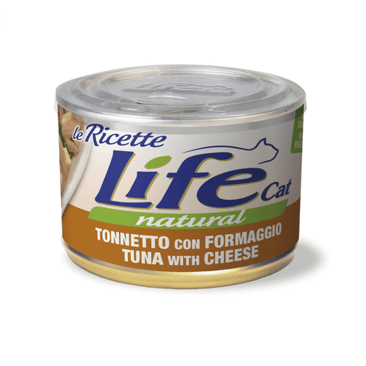 Life gatto Le Ricette Tonnetto con Formaggio 150 gr