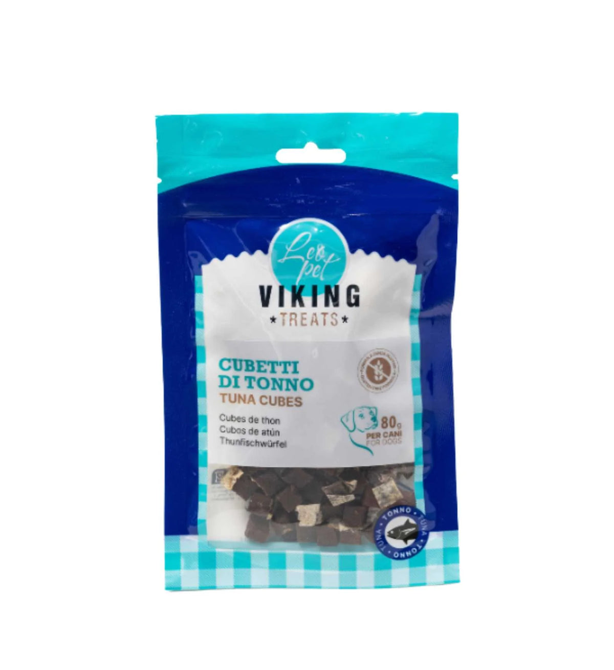 Leopet Viking Cubetti di Tonno Snack per Cani 80 g