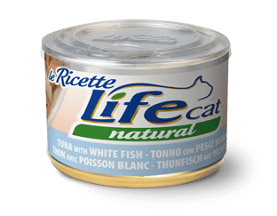 Life gatto Le Ricette Tonno con Pesce Bianco 150 gr