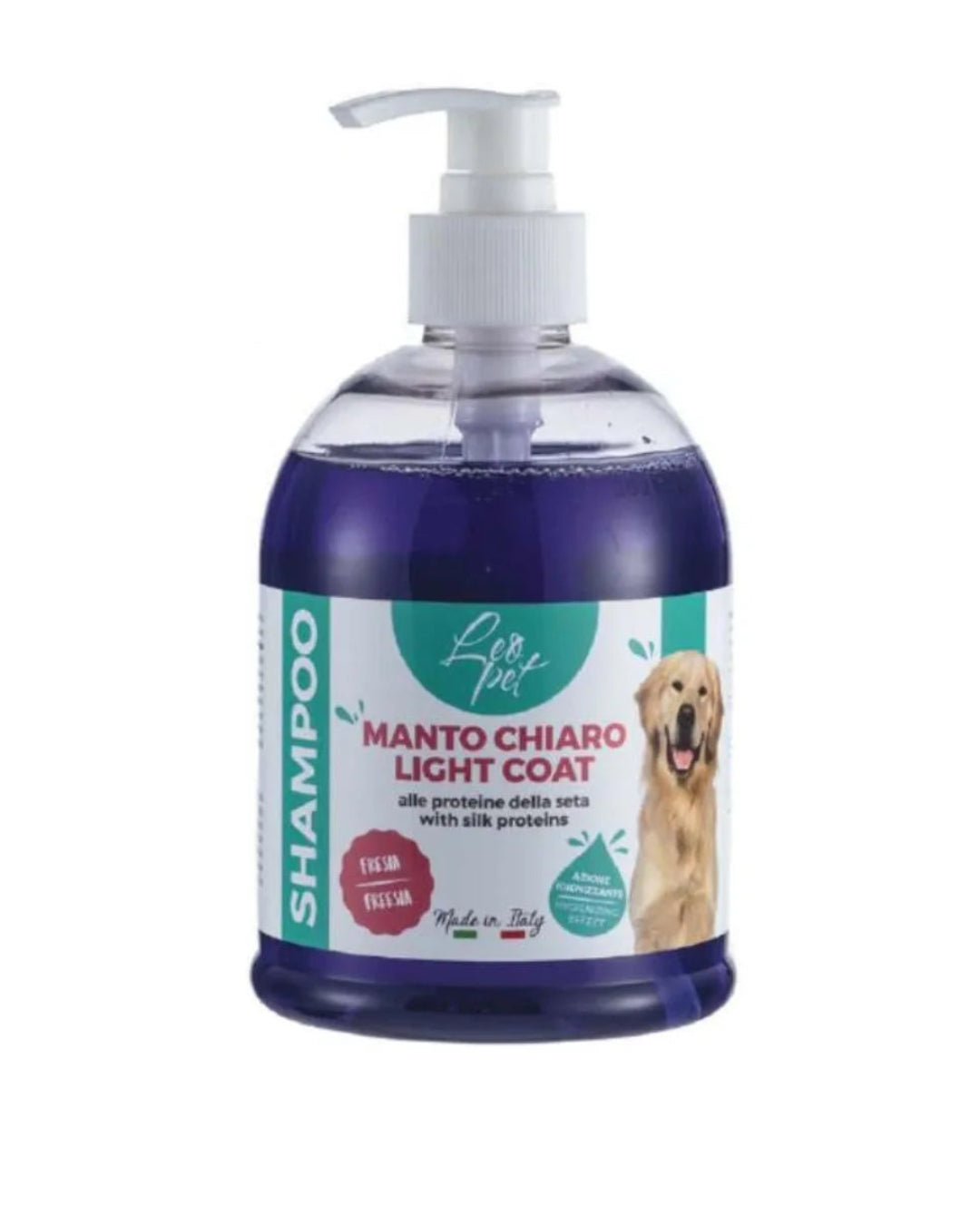 Leopet Shampoo per Cani dal Manto Chiaro 500 ml