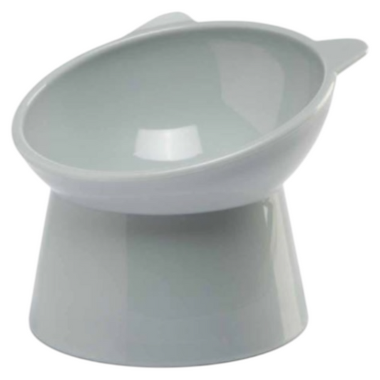 Leopet Catty Bowl Ciotola Rialzata Celeste per Gatti 150 ml