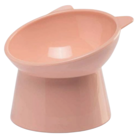 Leopet Catty Bowl Ciotola Rialzata Rosa per Gatti 150 ml