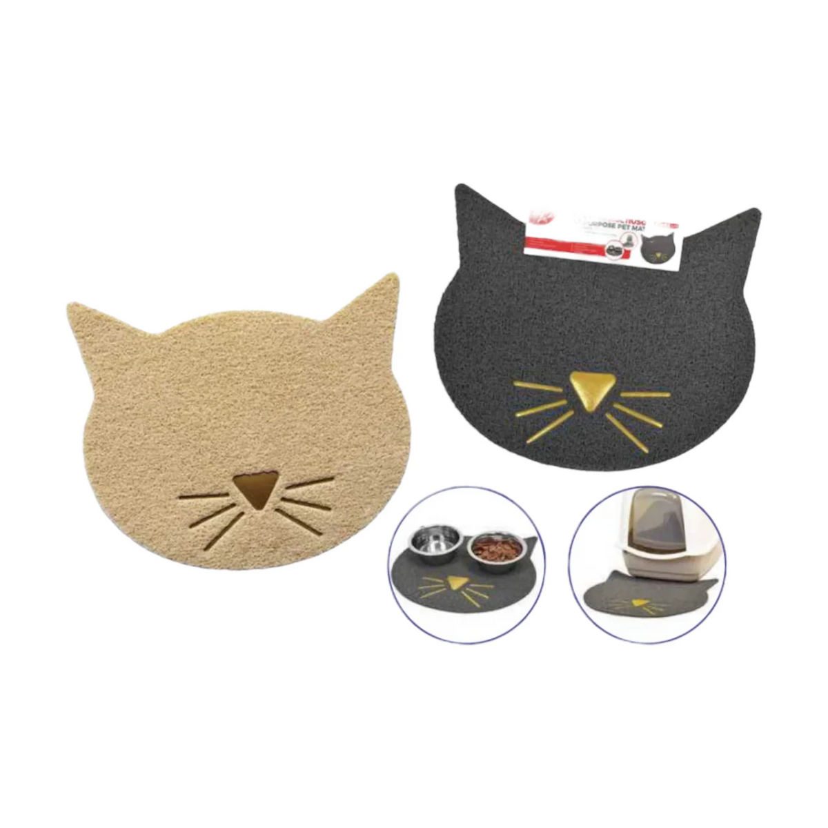 Leopet Tappetino Multiuso Antiscivolo per Gatti 37 × 43 cm