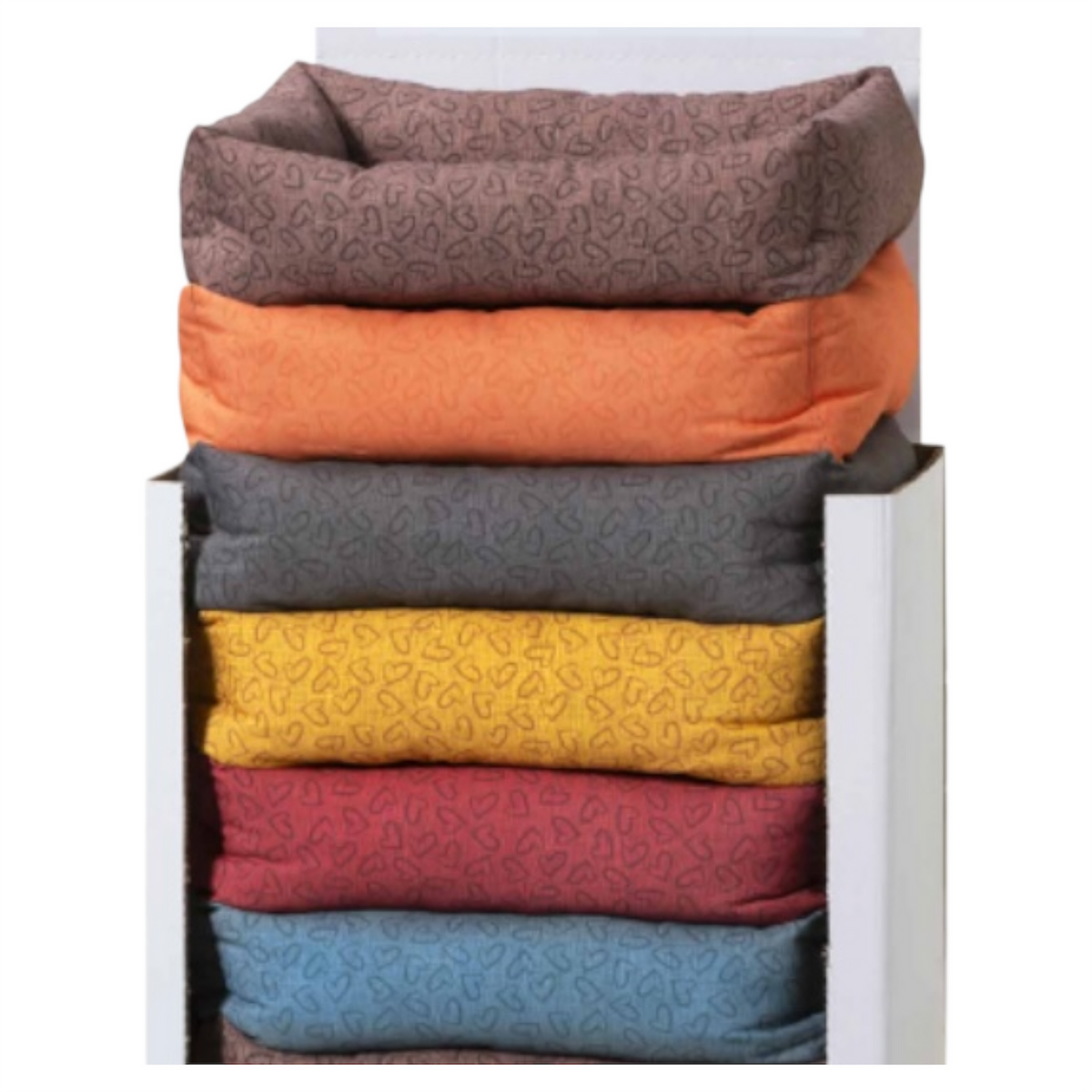Leopet Cuccetta Elba Cuori per Cani e Gatti 80 × 60 cm