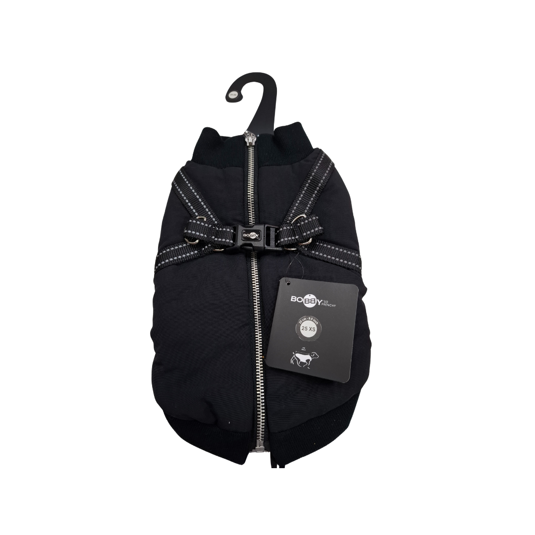 Cappotto con Imbracatura Incorporata Nero Croci Tg 25 XS