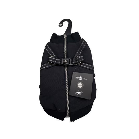 Cappotto con Imbracatura Incorporata Nero Croci Tg 25 XS