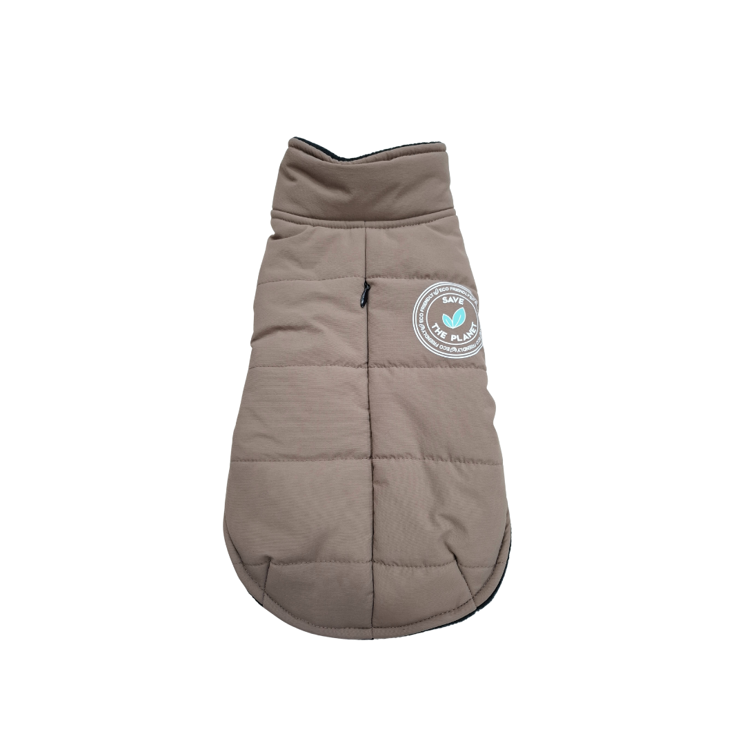 Giubbotto Impermeabile Green Nocciola Croci Tg 25 XS