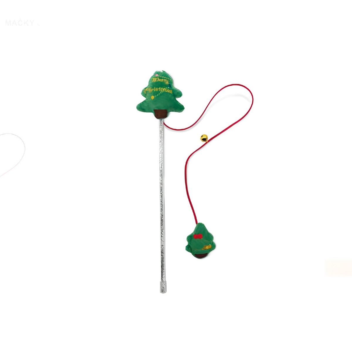Croci Xmas Double Tree – Bacchetta con Doppio Albero per Gatti 45 cm