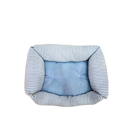 Leopet Riviera Stripes Rodi Cuccia con Cuscino Estraibile 45 × 60 cm