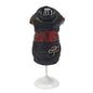Giubbotto Imbottito Red Snake per Cani Croci Tg 25