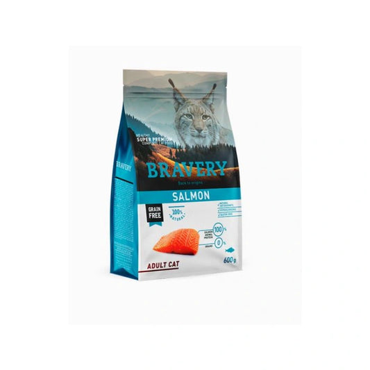 Bravery Gatto Adult Salmone 600 Gr