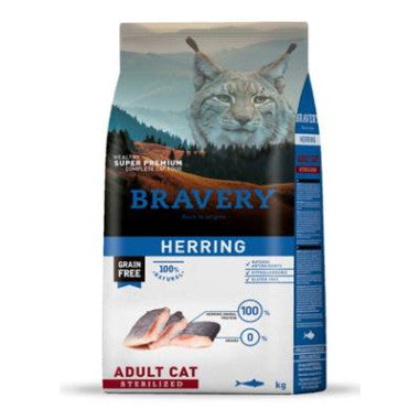 Bravery Gatto Adult Sterilizzato Aringa 2 Kg