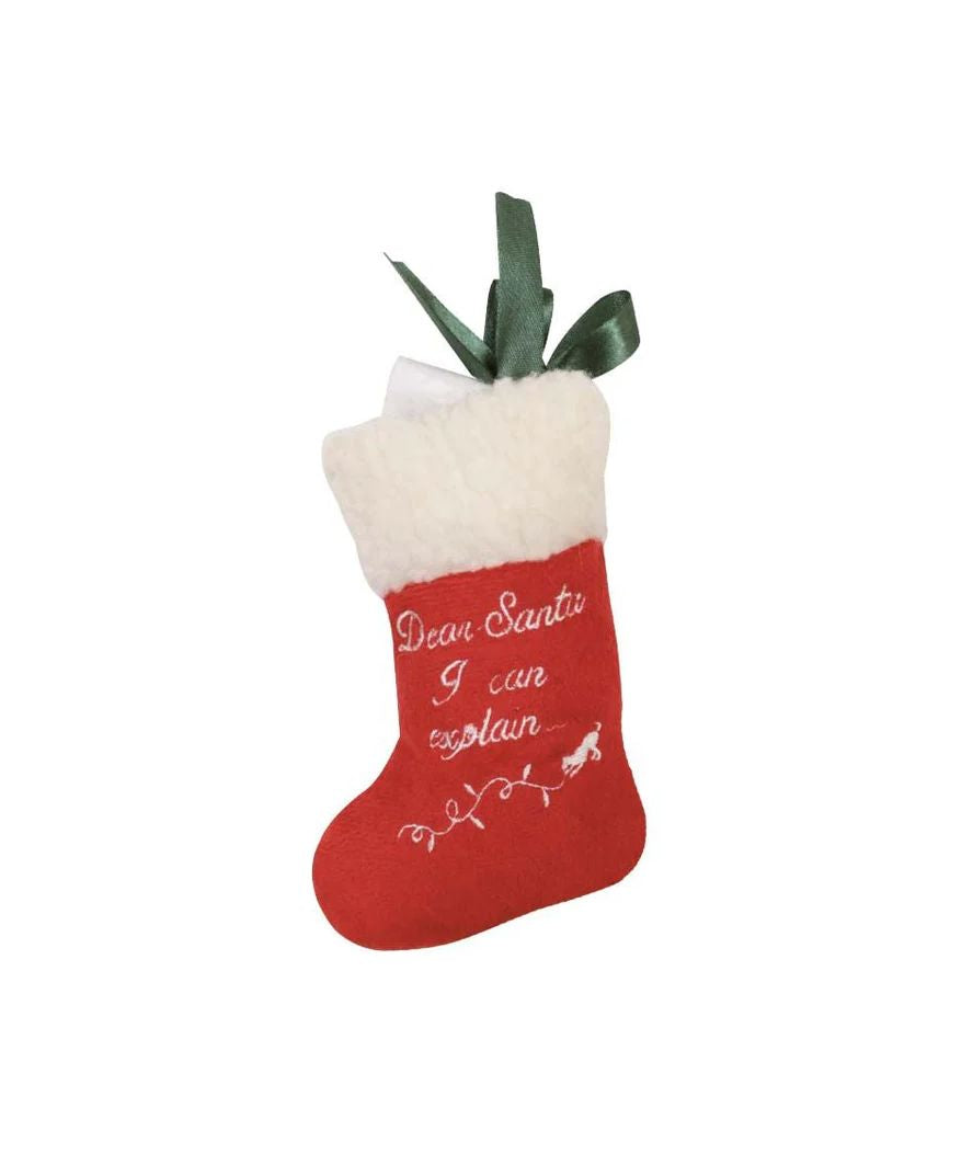 Croci Xmas Cat Sock – Calza Gioco di Natale per Gatti 15 cm