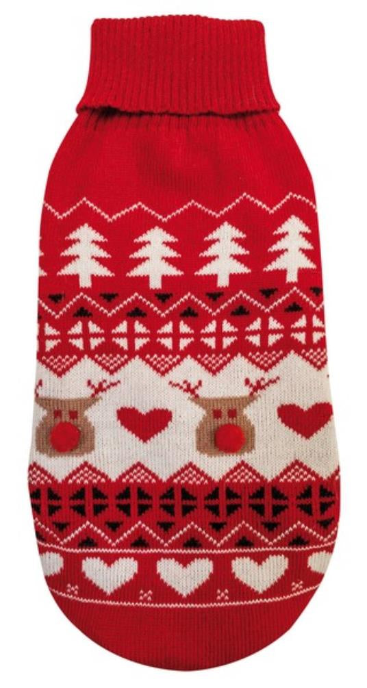 Croci Deer Happy – Maglione Natalizio per Cani 35 cm