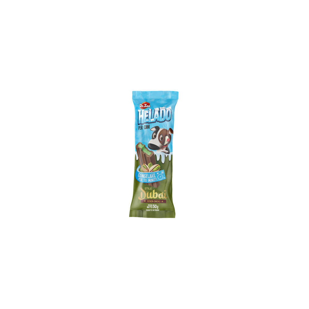 Leopet Helado Snack per Cani Stile Dubai al Pistacchio 50 g