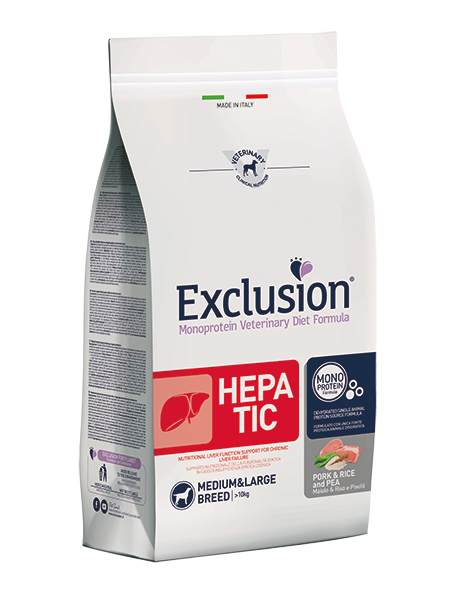 Exclusion Hepatic Dog Medium e Large Maiale E Riso 2 Kg