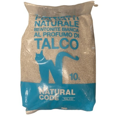 Lettiera Bentonite Agglomerante Talco Natural Code 10 Lt