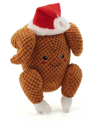 Croci Xmas Chicken – Gioco Pollo Natalizio per Cani 25,5 cm