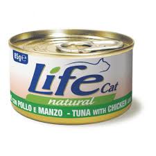 Life Natural gatto Tonno con Pollo e Manzo 85 g