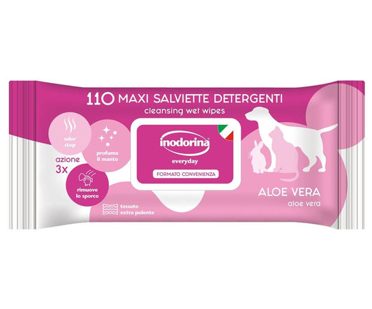Salviette Detergenti Profumate Aloe - 110 Pz