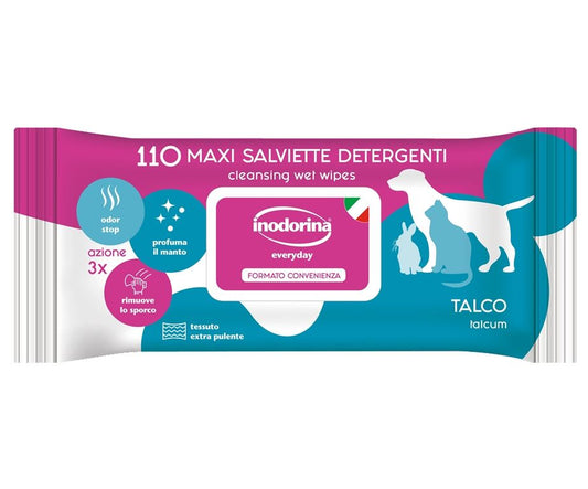 Salviette Detergenti Profumate Talco - 110 Pz