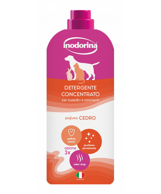 Detergente Concentrato Inodorina per Superfici e Pavimenti Cedro 1 Lt