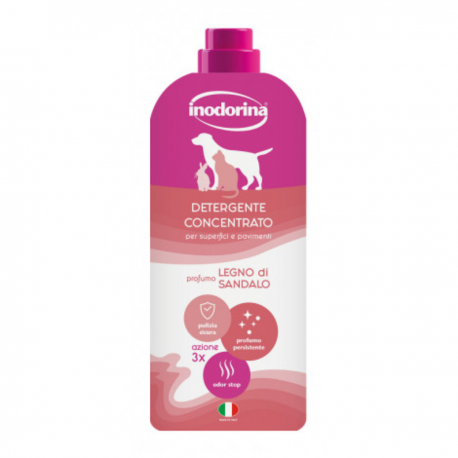 Detergente Concentrato Inodorina per Superfici e Pavimenti Legno di Sandalo 1 Lt