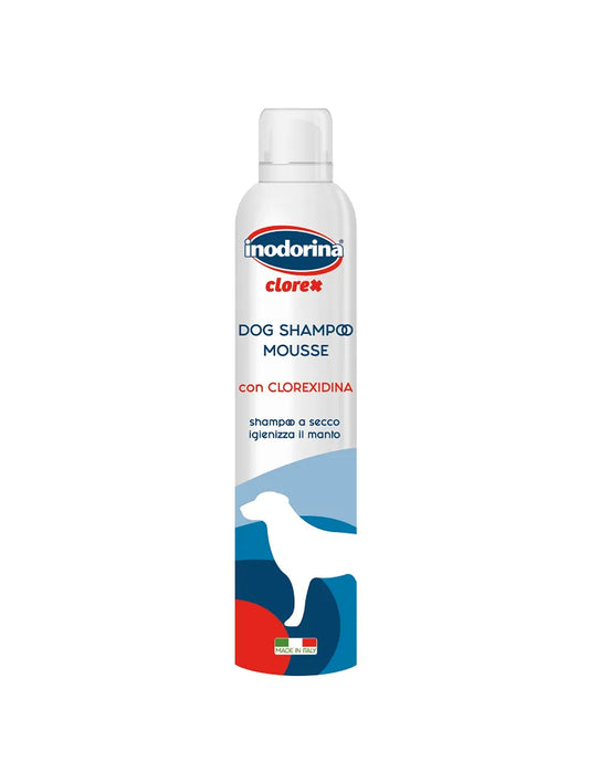 Inodorina Shampoo Mousse Per Animali Clorexidina 300 ml