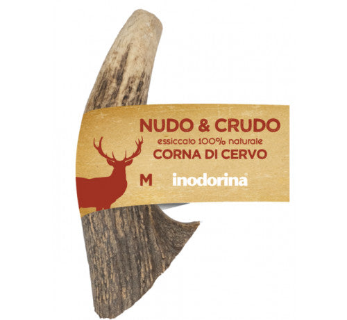 Corno di cervo naturale Inodorina Nudo&Crudo Taglia M