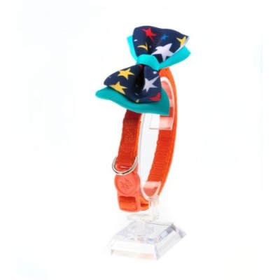 Leopet Collare Regolabile con Fiocco per Gatti 20–35 cm