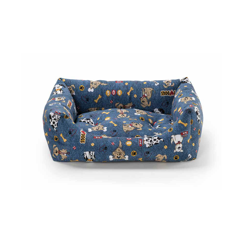 Cuccia Rodi con Cuscino Estraibile Love My Dog 45x60 Cm Leopet