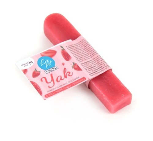 Leopet Viking Snack al Latte di Yak e Fragola per Cani M 60 g