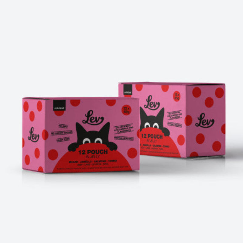 LEV Multipack Gatto in Jelly 12 × 85 g