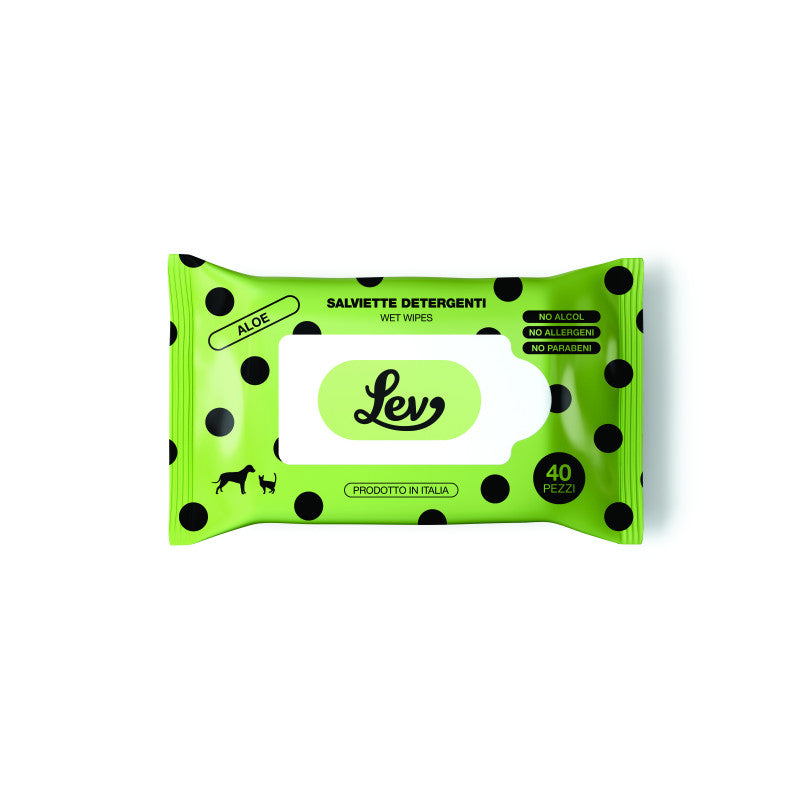 LEV Salviette Detergenti all’Aloe 40 pz