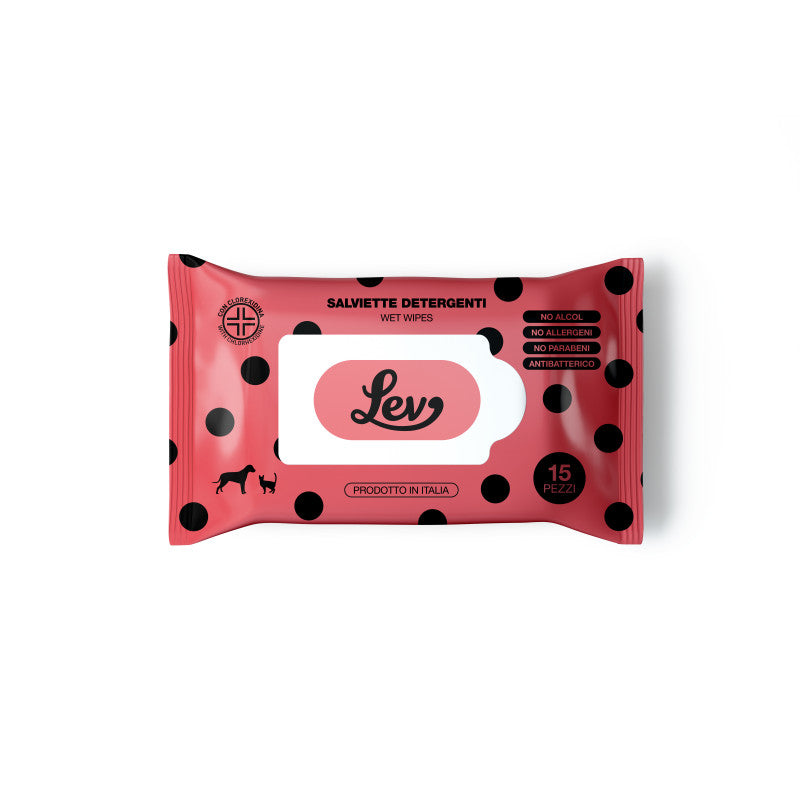 LEV Salviette Detergenti alla Clorexidina 15 pz