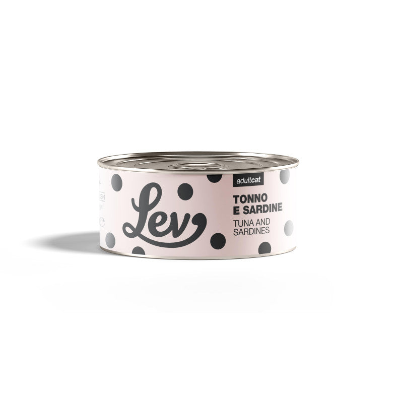 LEV Natural Gatto Tonno e Sardine 140 g