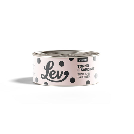 LEV Natural Gatto Tonno e Sardine 140 g