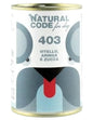 Natural Code Lattina Cane Adulto Vitello Aringa e Zucca 400 gr