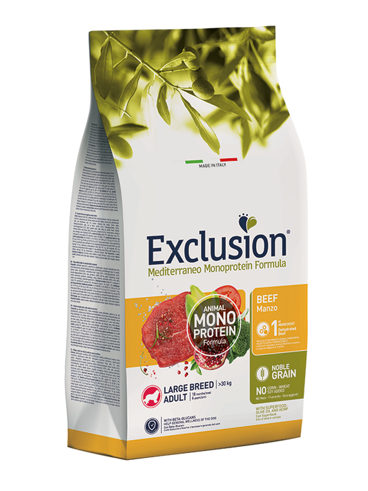 Exclusion Dog Adult Large Manzo 12 Kg