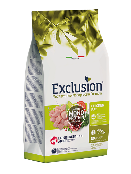 Exclusion Dog Adult Large Pollo 12 Kg